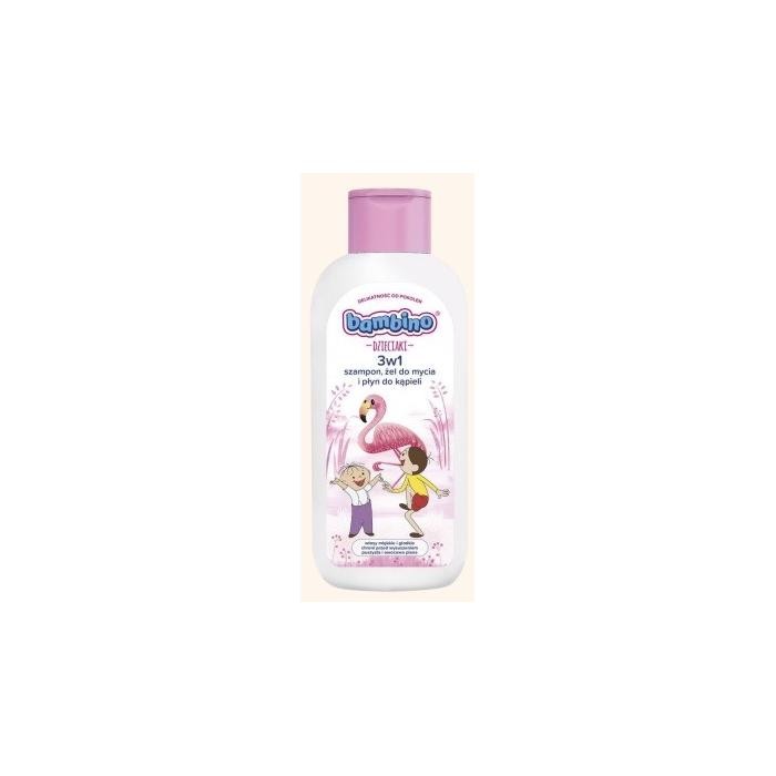 NIVEA Bambino Dzieciaki 3w1 Szampon Żel pod prysznic i płyn do kąpieli - Flaming 400 ml
