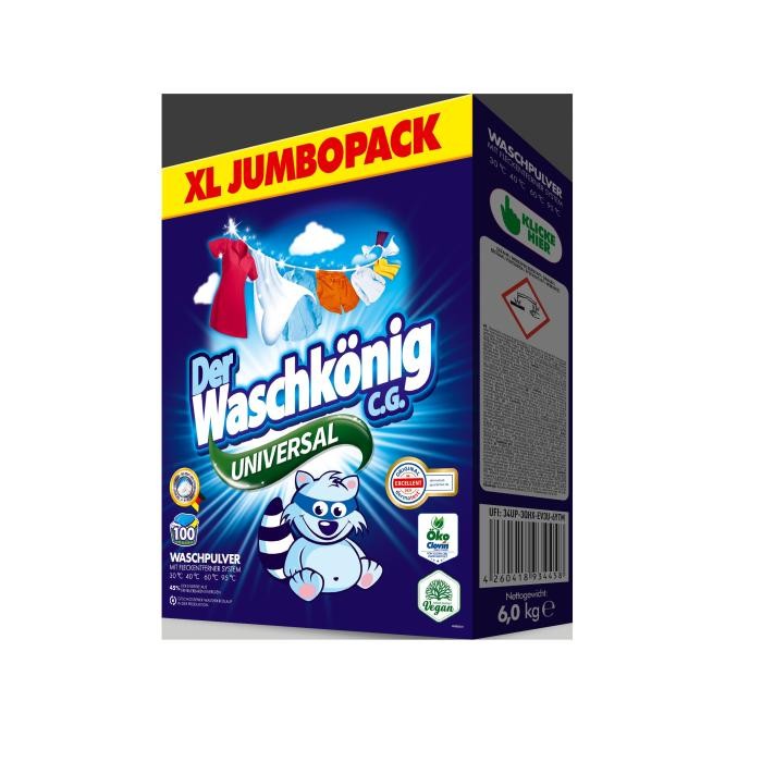 WASCHKONIG PROSZEK d/prania 6KG kart UNIWERSALNY