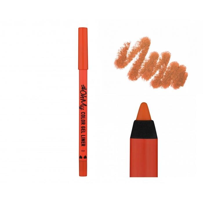 LAMEL OhMy Żelowa Kredka do oczu Color Gel Liner nr 406 - Pomarańczowa 1.4g - termin 31.03.2026