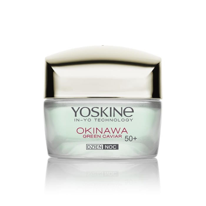 YOSKINE Okinawa Green Caviar 50+ Krem przeciwzmarszczkowy z kawiorem Rozświetlenie i lifting 50 ml