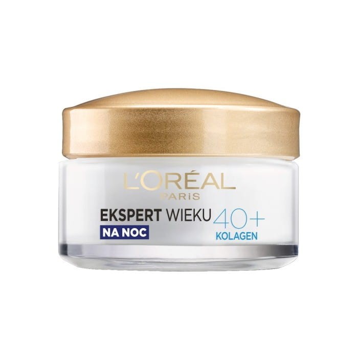 LOREAL Ekspert Wieku 40+ Przeciwzmarszczkowy Krem nawilżający na noc 50 ml