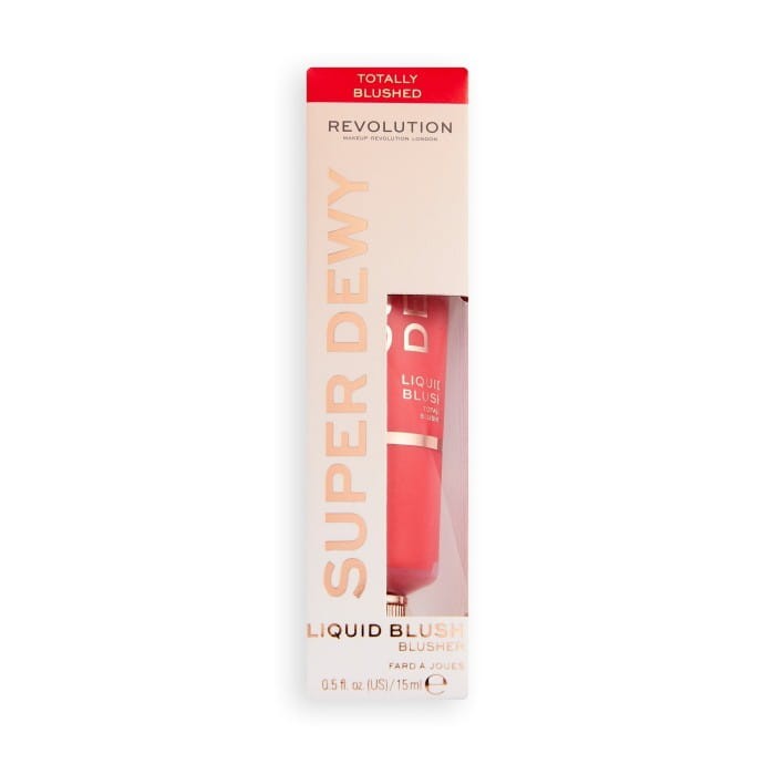 REVOLUTION Super Dewy Róż w płynie Totally Blushed 15ml