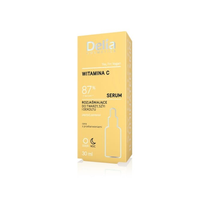 DELIA Serum do twarzy, szyi i dekoltu Witamina C 87% 30 ml
