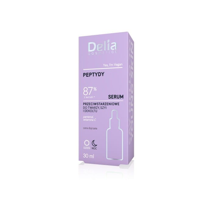 DELIA Serum do twarzy, szyi i dekoltu Peptydy 87% 30 ml