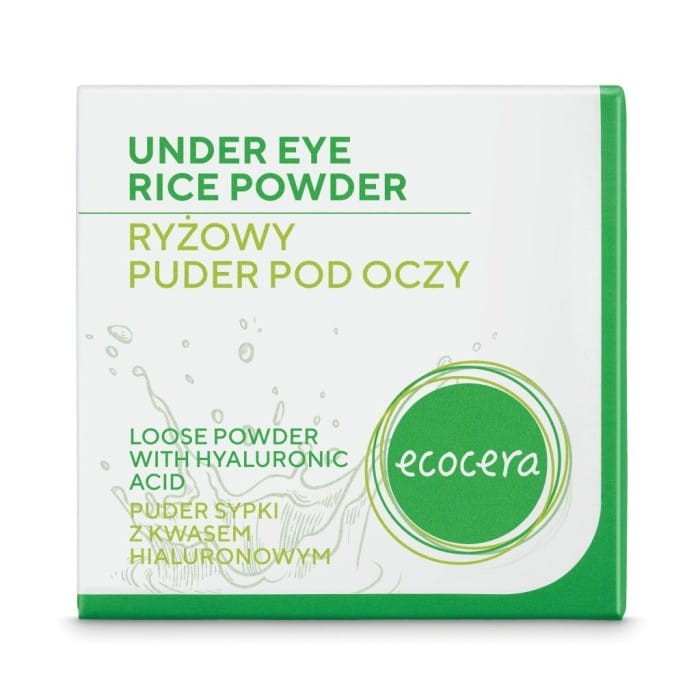 ECOCERA Puder sypki pod oczy - ryżowy z kwasem hialuronowym 4g