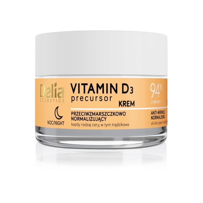 Delia Cosmetics Vitamin D3 Precursor Krem przeciwzmarszczkowo - normalizujący na noc 50ml