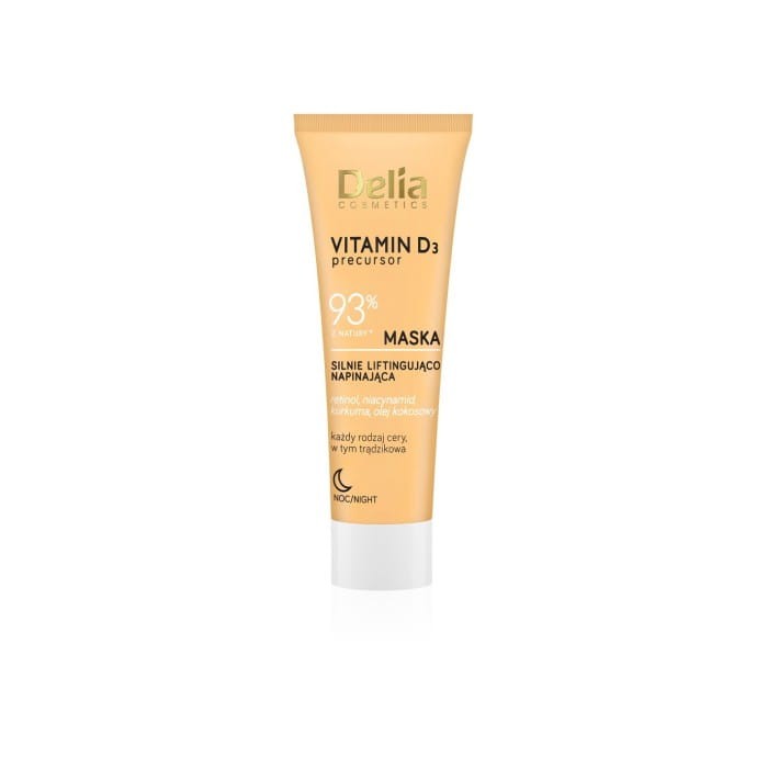Delia Cosmetics Vitamin D3 Silnie Liftingująca Maska napinająca na noc 50ml