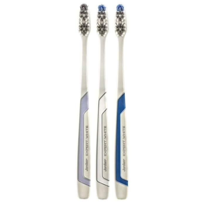 Jordan Szczoteczka do zębów Expert White - medium - mix kolorów 1szt