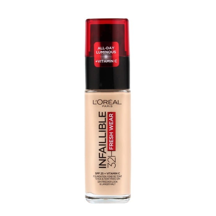 LOREAL Infaillible 32H Fresh Wear Długotrwały podkład do twarzy 100 Linen 30 ml