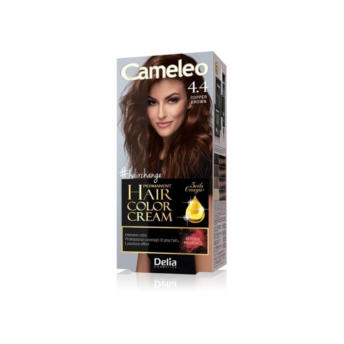 DELIA COSMETICS CAMELEO OMEGA Farba permanentna 4.4 Copper Brown