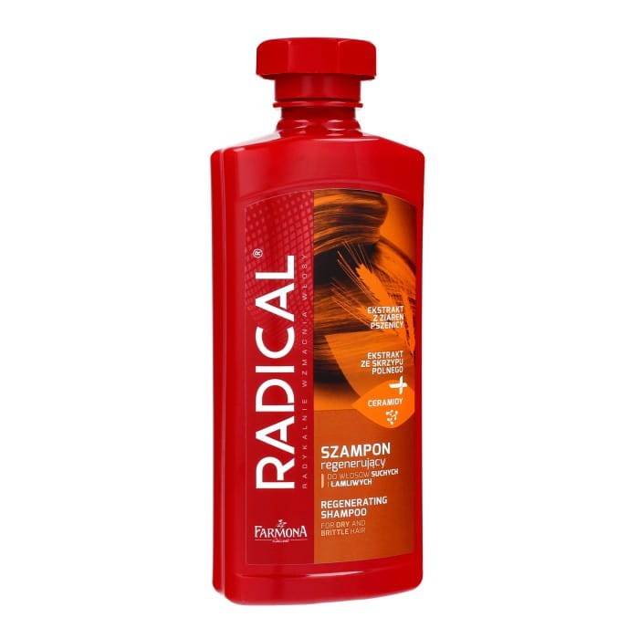 RADICAL Szampon regenerujący do włosów suchych i łamliwych 400 ml