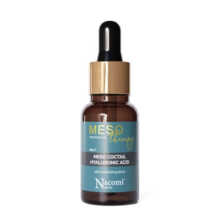 NACOMI Meso Therapy Ultranawilżające Serum - Koktajl z kwasem hialuronowym 15ml