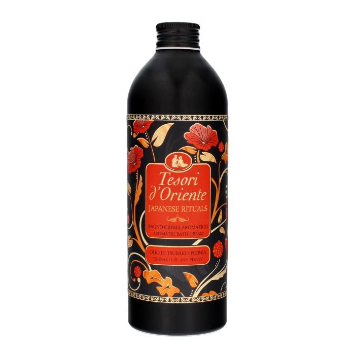 TESORI D`ORIENTE Kremowy Płyn do kąpieli Japanese Rituals - Tsubaki Oil &amp; Peony 500ml