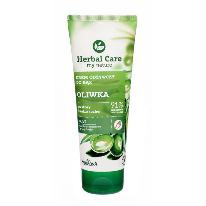 HERBAL CARE Krem odżywczy do rąk Oliwka 100 ml