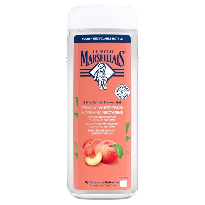 Le Petit Marseillais Żel pod prysznic Bio Biała Brzoskwinia &amp; Bio Nektarynka 400ml