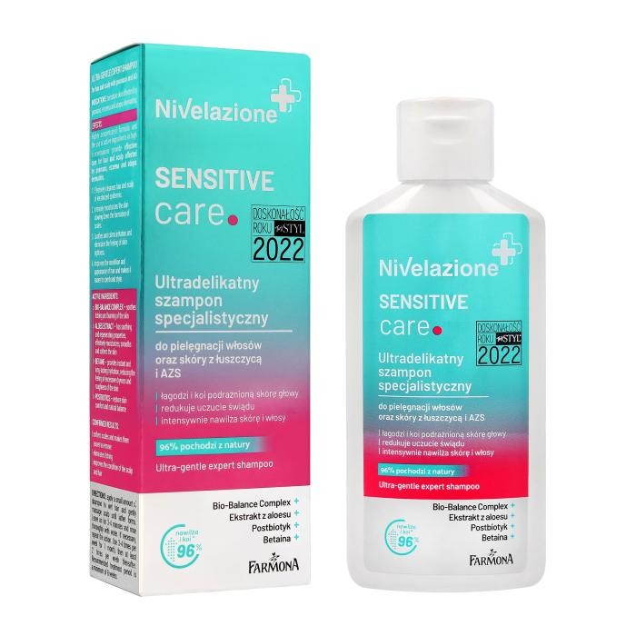 NIVELAZIONE Sensitive Care Ultradelikatny szampon specjalistyczny do włosów i skóry z łuszczycą i AZS 100 ml