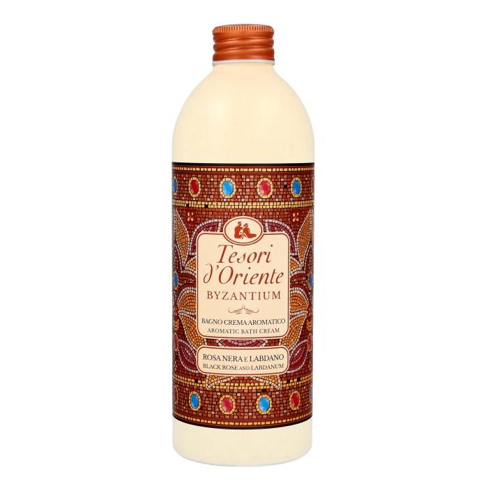 TESORI D`ORIENTE Kremowy Płyn do kąpieli Byzantium - Black Rose &amp; Labdanum 500ml