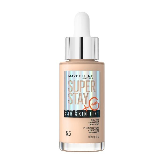 MAYBELLINE Super Stay 24H Skin Tint Rozświetlający Podkład do twarzy z witaminą C nr 5.5 - 30ml