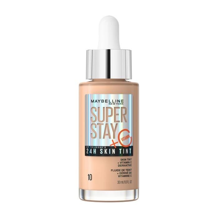 MAYBELLINE Super Stay 24H Skin Tint Rozświetlający Podkład do twarzy z witaminą C nr 10 - 30ml