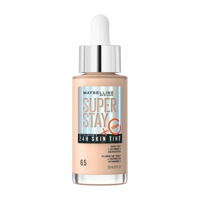 MAYBELLINE Super Stay 24H Skin Tint Rozświetlający Podkład do twarzy z witaminą C nr 6.5 - 30ml