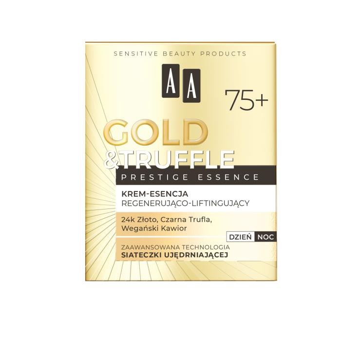AA Gold &amp; Truffle Prestige Essence 75+ Krem-esencja regenerująco-liftingujący dzień/noc 50 ml