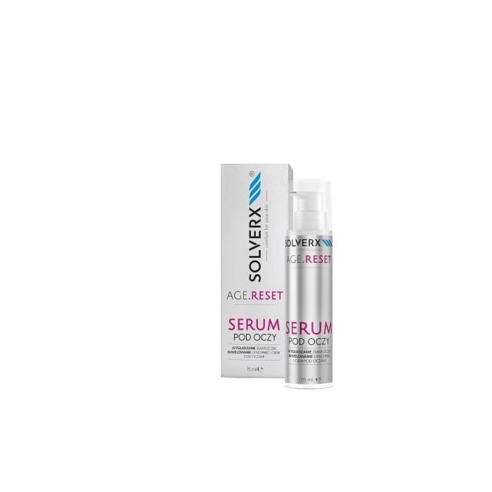 SOLVERX Age.Reset Serum pod oczy - Wygładzanie Zmarszczek &amp; Niwelowanie Opuchnięć i Cieni 15ml