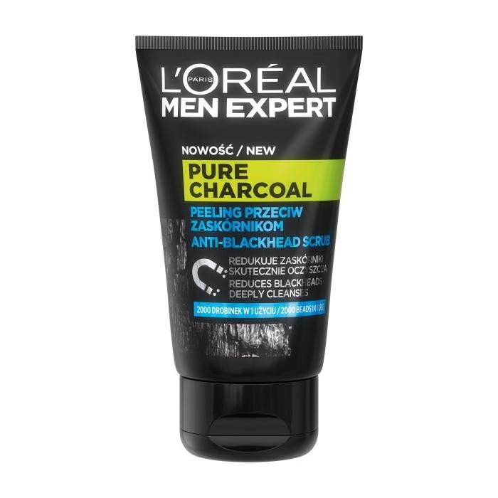 LOREAL Men Expert Pure Charcoal Peeling przeciw zaskórnikom 100 ml