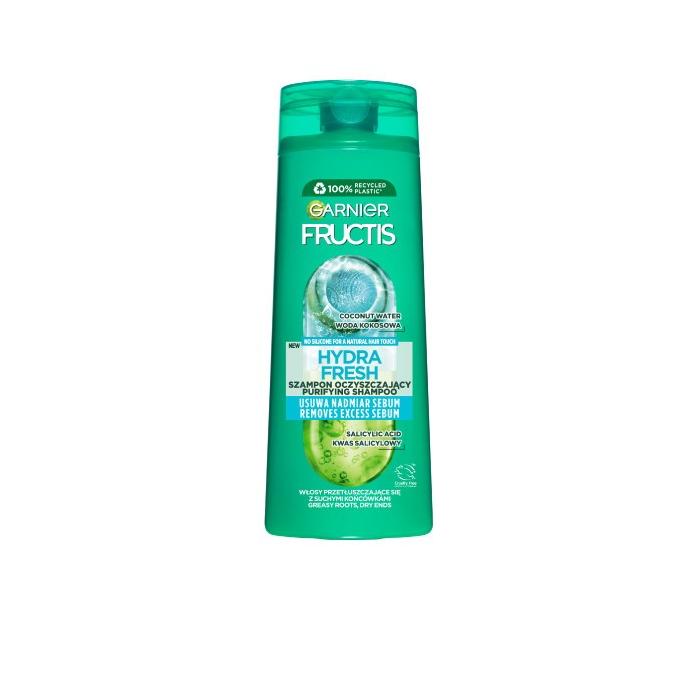 GARNIER Fructis Hydra Fresh Szampon do włosów przetłuszczających się z suchymi końcówkami  400 ml