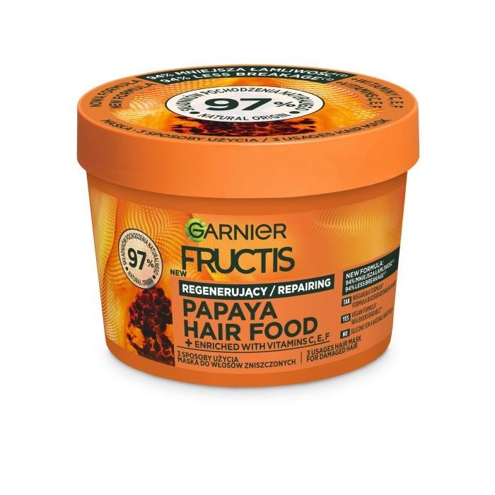 GARNIER Fructis Hair Food Maska regenerująca do włosów zniszczonychch - Papaya 400 ml