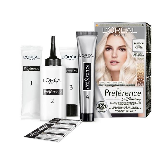 LOREAL Preference Farba do włosów Ultra Platinum Bleach 1 op.