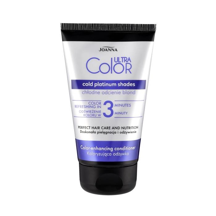 JOANNA Ultra Color Koloryzująca odżywka do włosów 3-minutowa - chłodne odcienie blond, 100 g