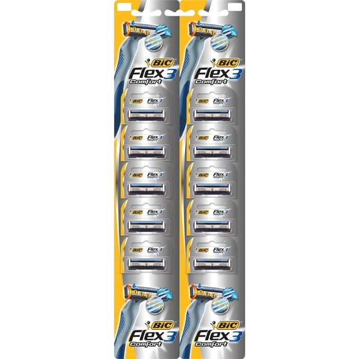 Bic Maszynka do golenia BIC Flex 03 Comfort  karta 10szt.