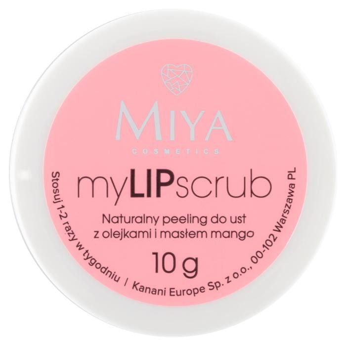 MIYA myLIPscrub Naturalny peeling do ust z olejkami i masłem mango 10g