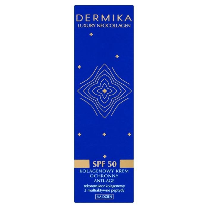 DERMIKA Luxury Neocollagen Kolagenowy krem ochronny Anti-Age na dzień SPF50 50 ml