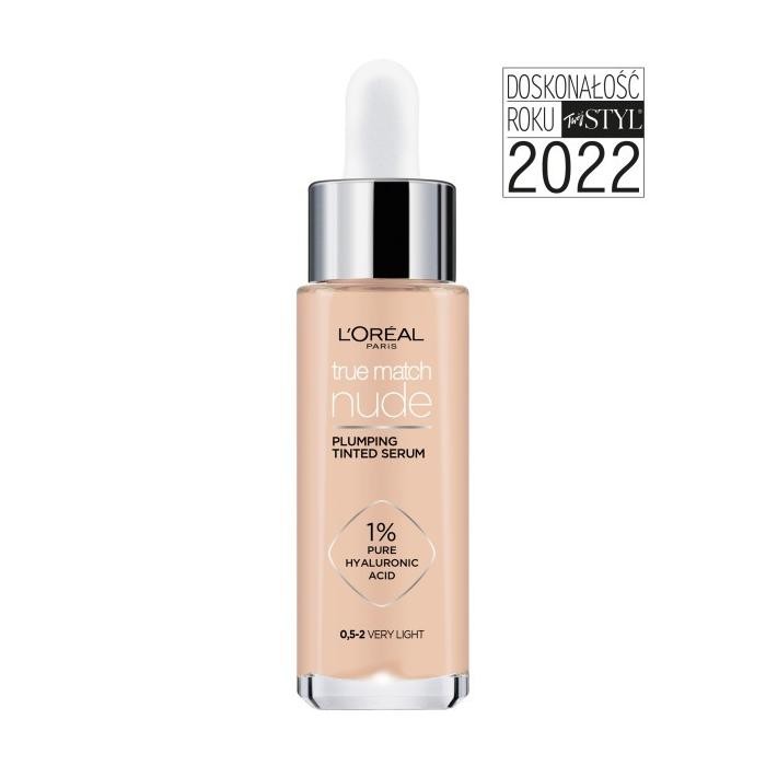 LOREAL True Match Nude Serum w podkładzie wyrównujące koloryt 0.5-2 Very Light 30 ml