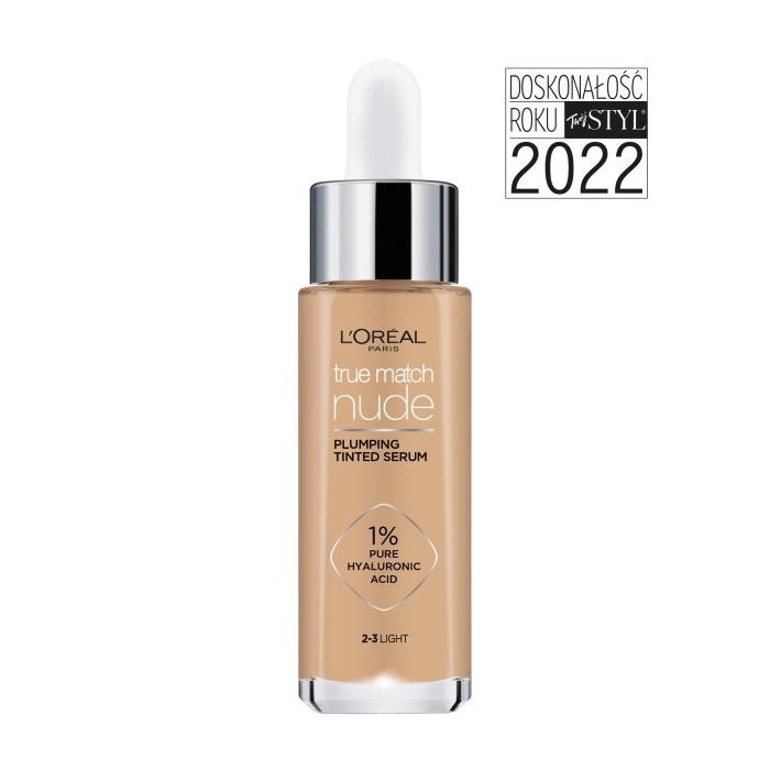 LOREAL True Match Nude Serum w podkładzie wyrównujące koloryt 2-3 Light 30 ml