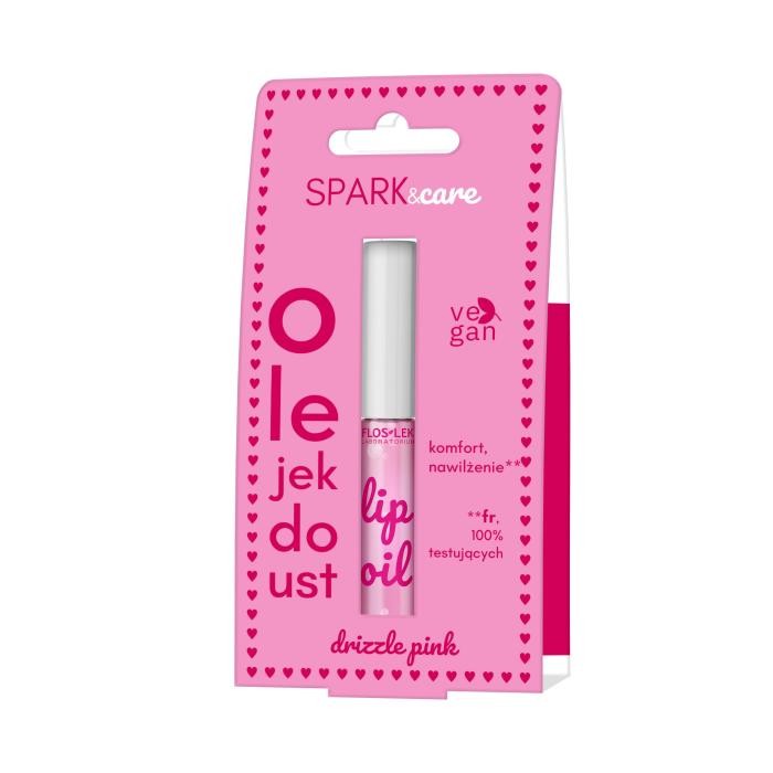 FLOSLEK Olejek do ust Drizzle Pink 5,5 g