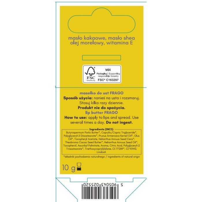 FLOSLEK Masełko do ust Frago 10 g