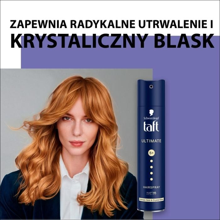 TAFT Ultimate Lakier do włosów 5+ Ultramocny 250 ml