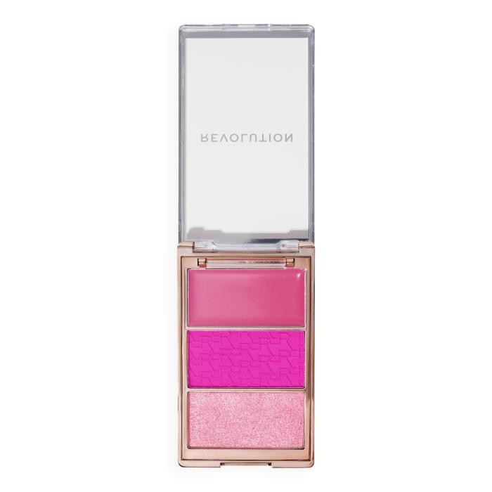REVOLUTION Paleta Różów do policzków Icon Hot Pink Flag