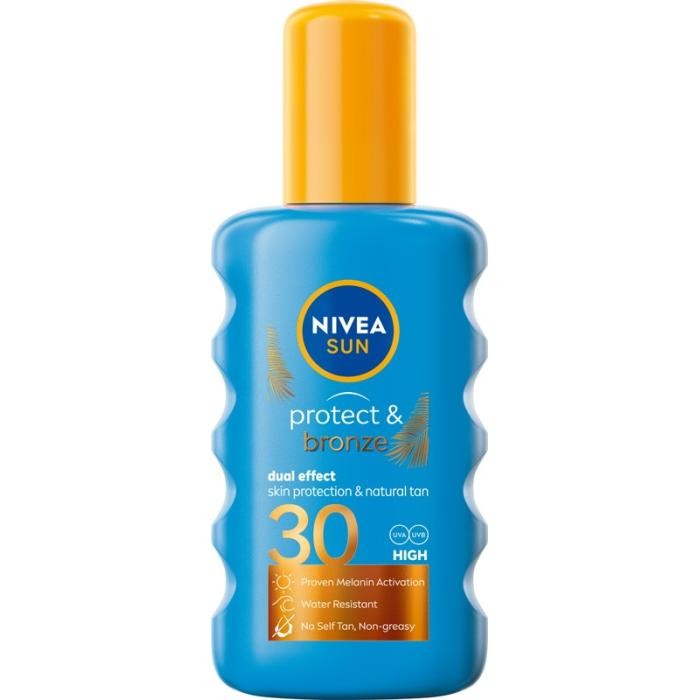 NIVEA SUN Protect &amp; Bronze Balsam do opalania aktywujący naturalną opaleniznę w sprayu SPF30 200 ml