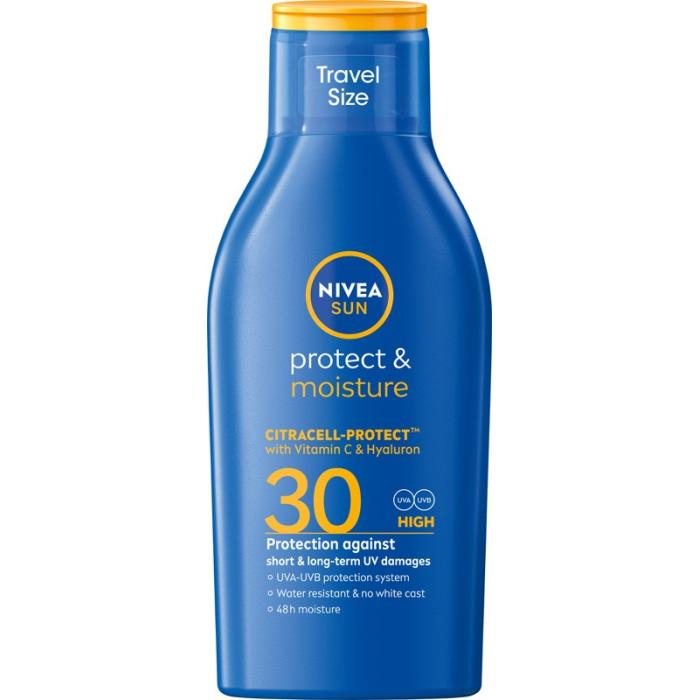 NIVEA SUN Protect &amp; Moisture Balsam nawilżający do opalania SPF30 100 ml