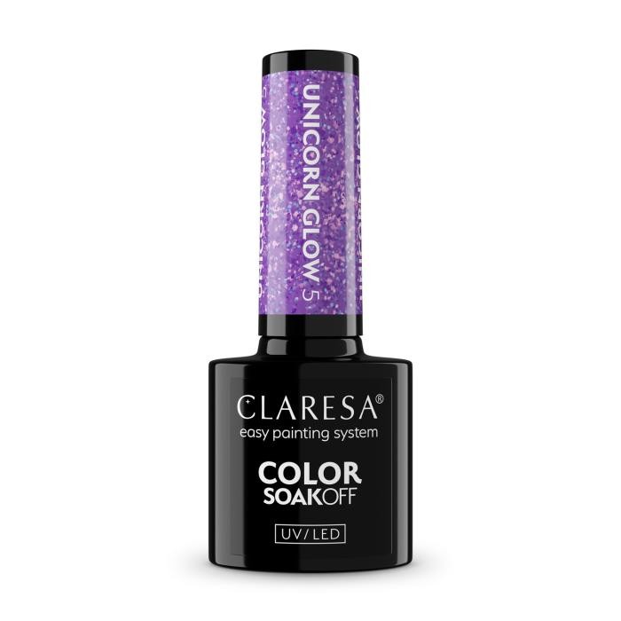CLARESA N Lakier hybrydowy Unicorn Glow 05 5 g