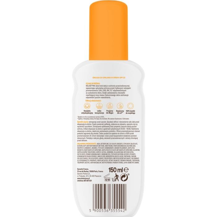 KOLASTYNA Ochrona i nawilżenie Emulsja do opalania w sprayu SPF20 150 ml