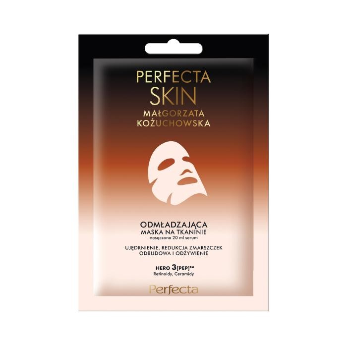 PERFECTA Skin  Małgorzata Kożuchowska Odmładzająca maska - serum na tkaninie przeciwzmarszczkowa 20 ml