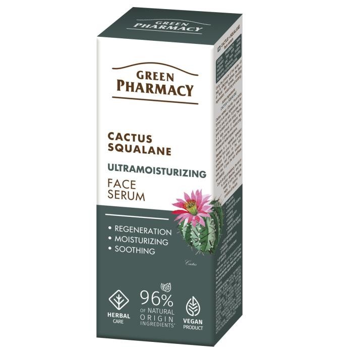 GREEN PHARMACY Kaktus + Skwalan Ultranawilżające Serum do twarzy 30 ml