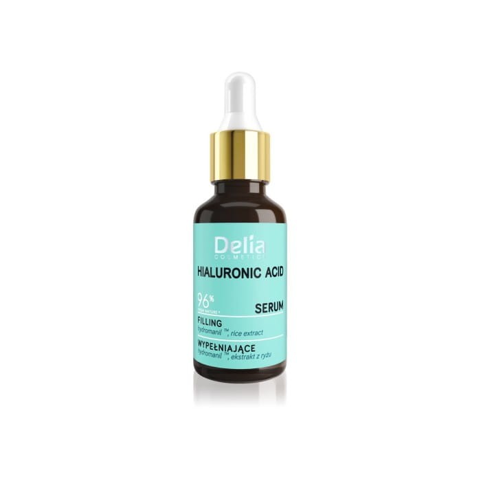 DELIA Serum do twarzy, szyi i dekoltu Kwas hialuronowy 96% 30 ml