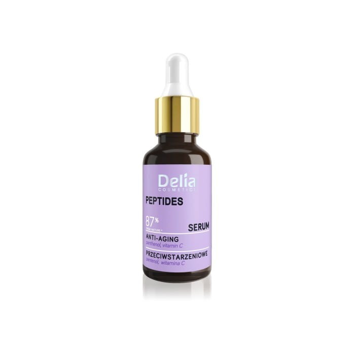 DELIA Serum do twarzy, szyi i dekoltu Peptydy 87% 30 ml