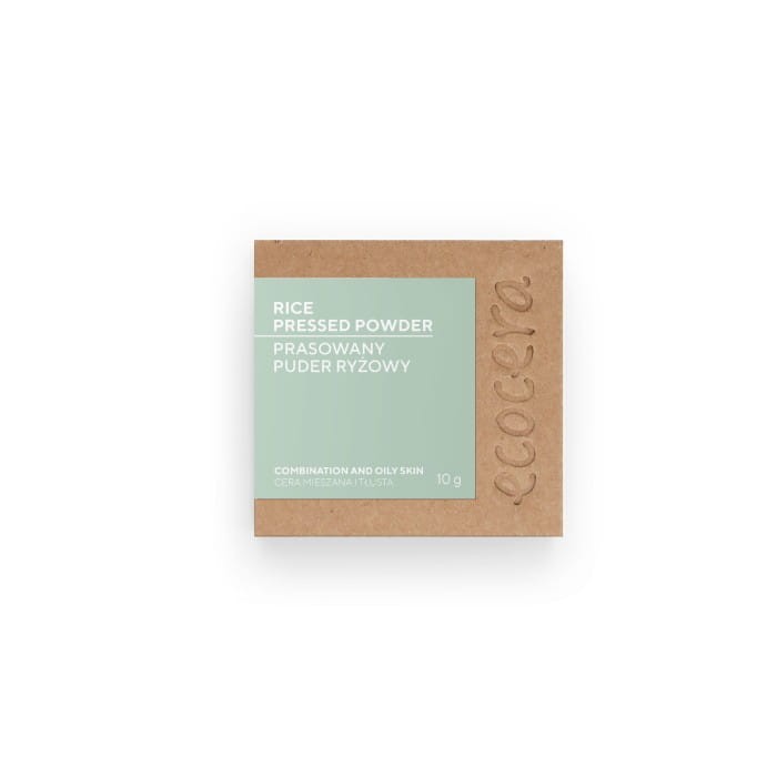 ECOCERA Natural Choice Prasowany Puder Ryżowy do cery mieszanej i tłustej 10g