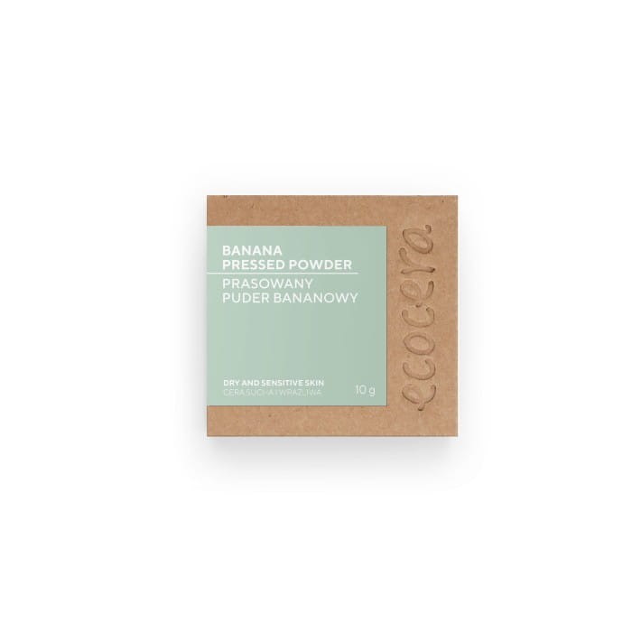 ECOCERA Natural Choice Prasowany Puder Bananowy do cery suchej i wrażliwej 10g